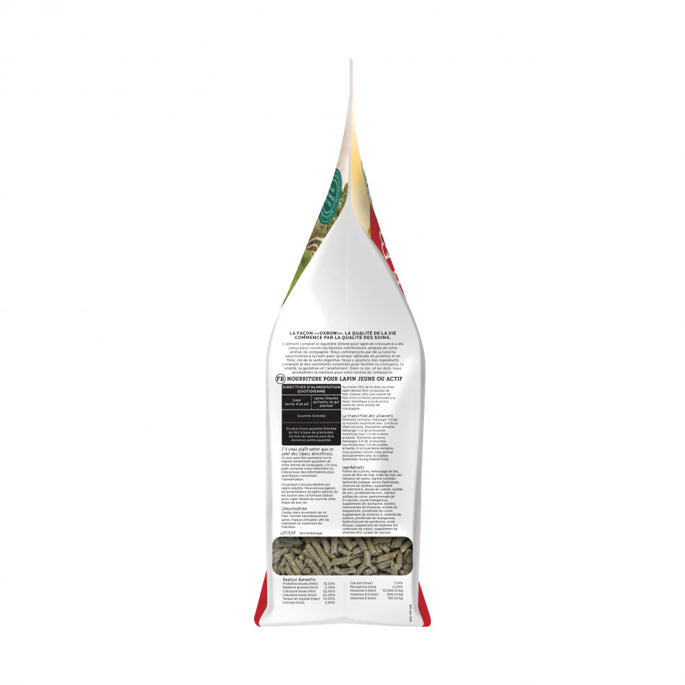 Oxbow Animal Health Essentials Young Rabbit Food All Natural Rabbit Pellets - Image 3