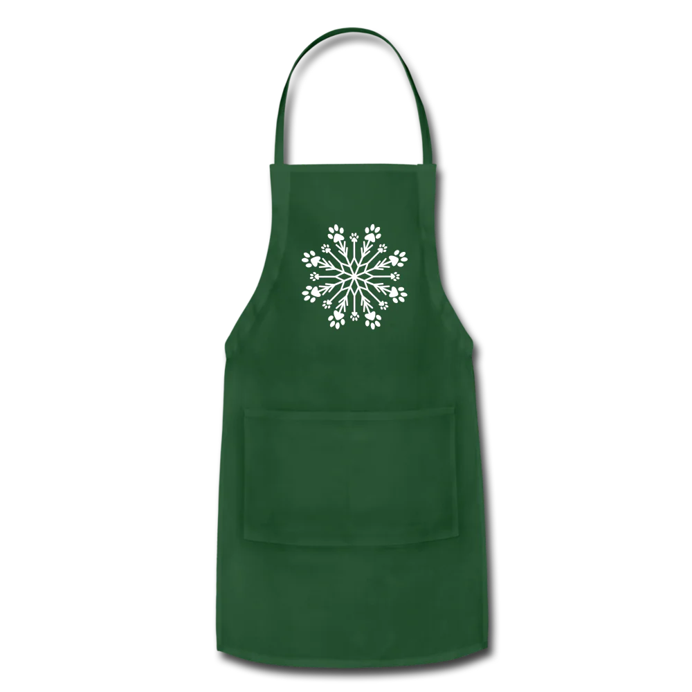Paw Snowflake Adjustable Apron - Image 5