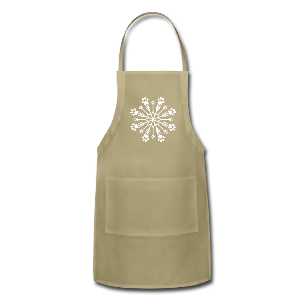 Paw Snowflake Adjustable Apron - Image 7