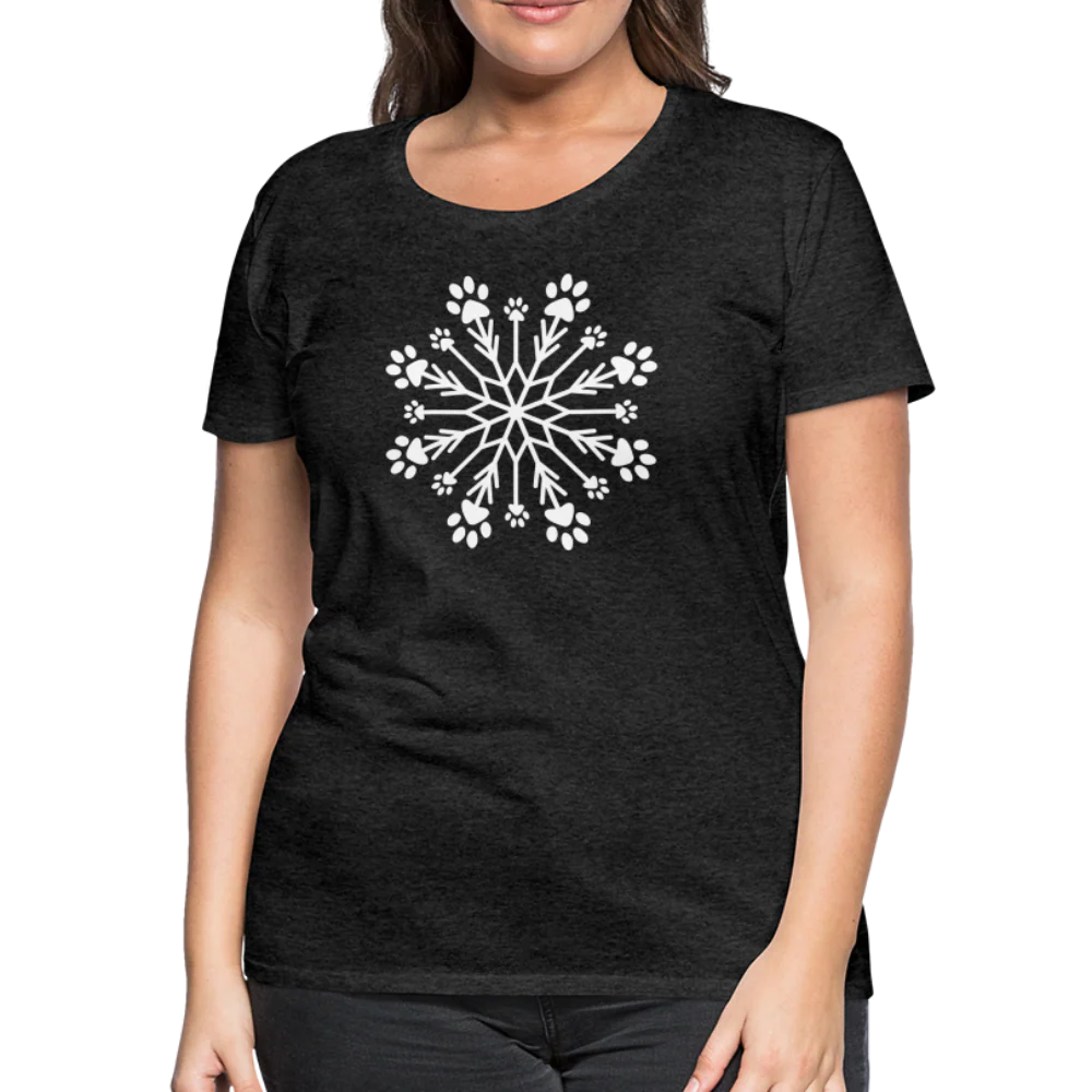 Paw Snowflake Premium T-Shirt - Image 8