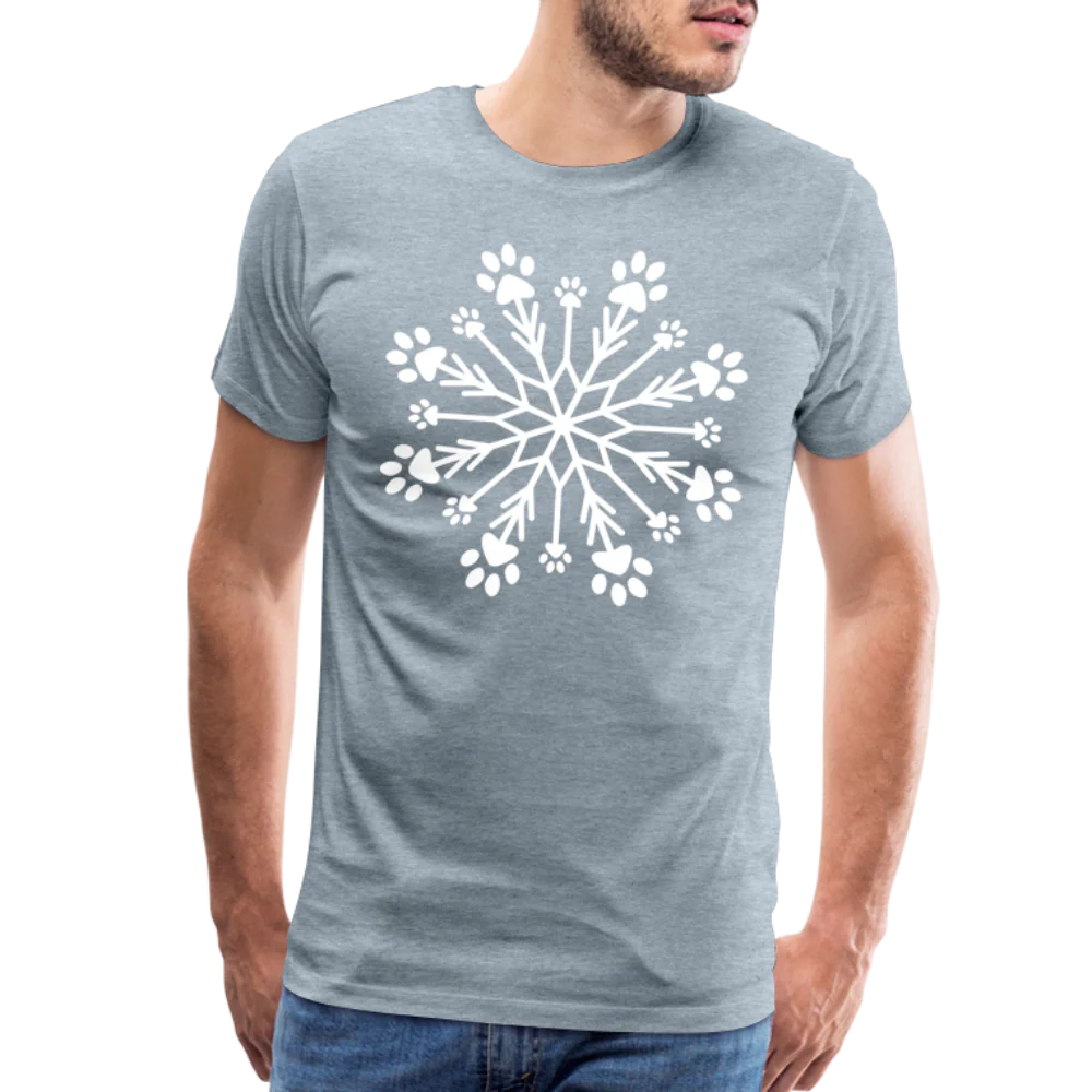 Paw Snowflake Premium T-Shirt - Image 14