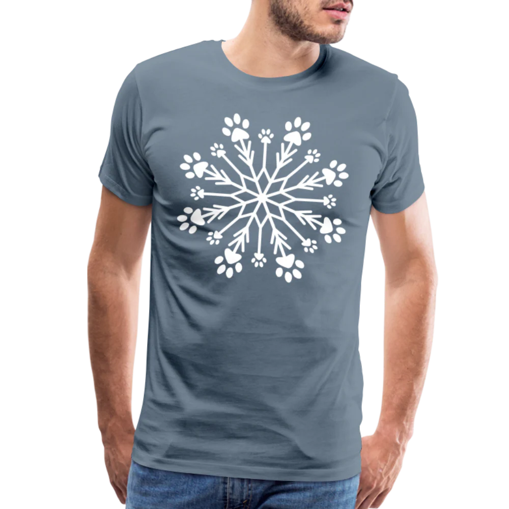Paw Snowflake Premium T-Shirt - Image 29