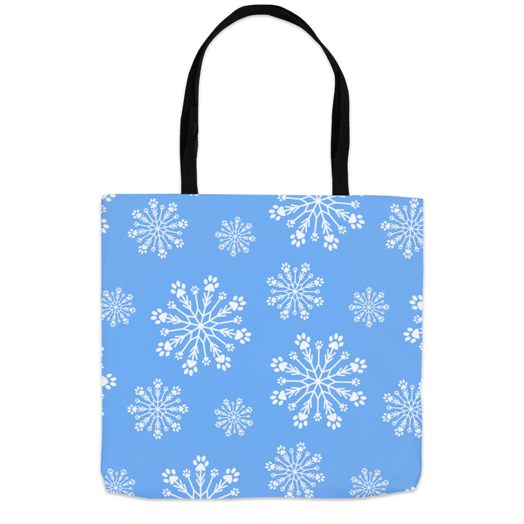 Paw Snowflake Tote Bag - Image 6
