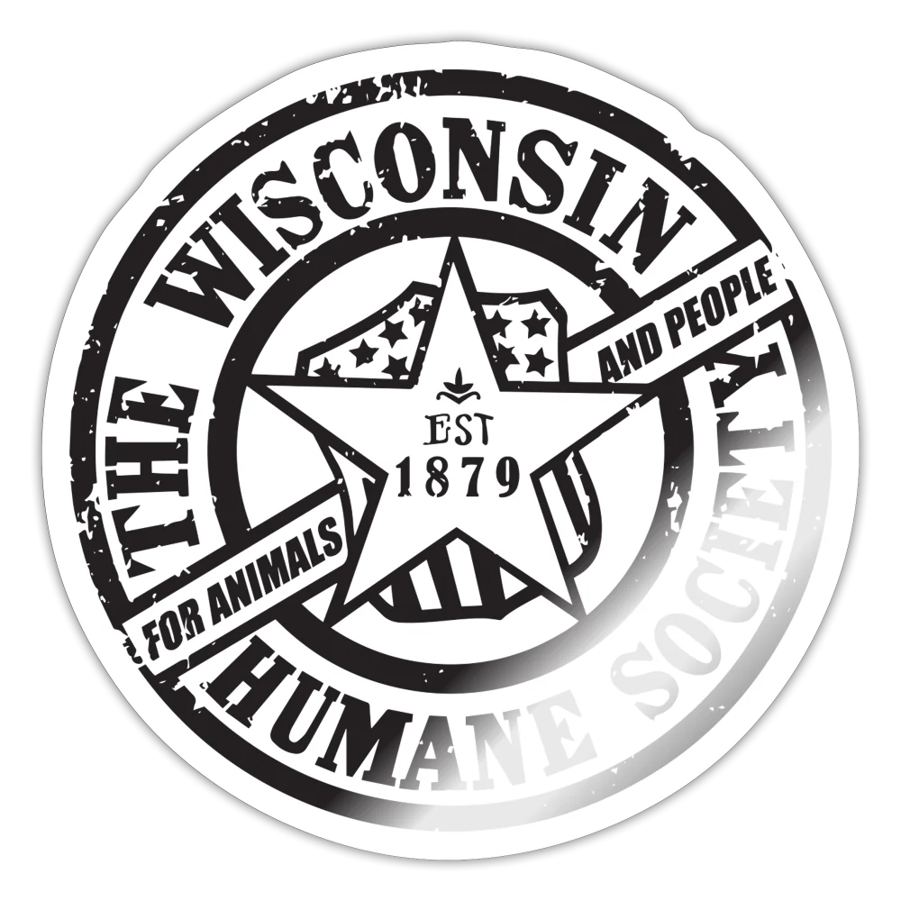 WHS 1879 Distressed Logo Sticker - Image 4