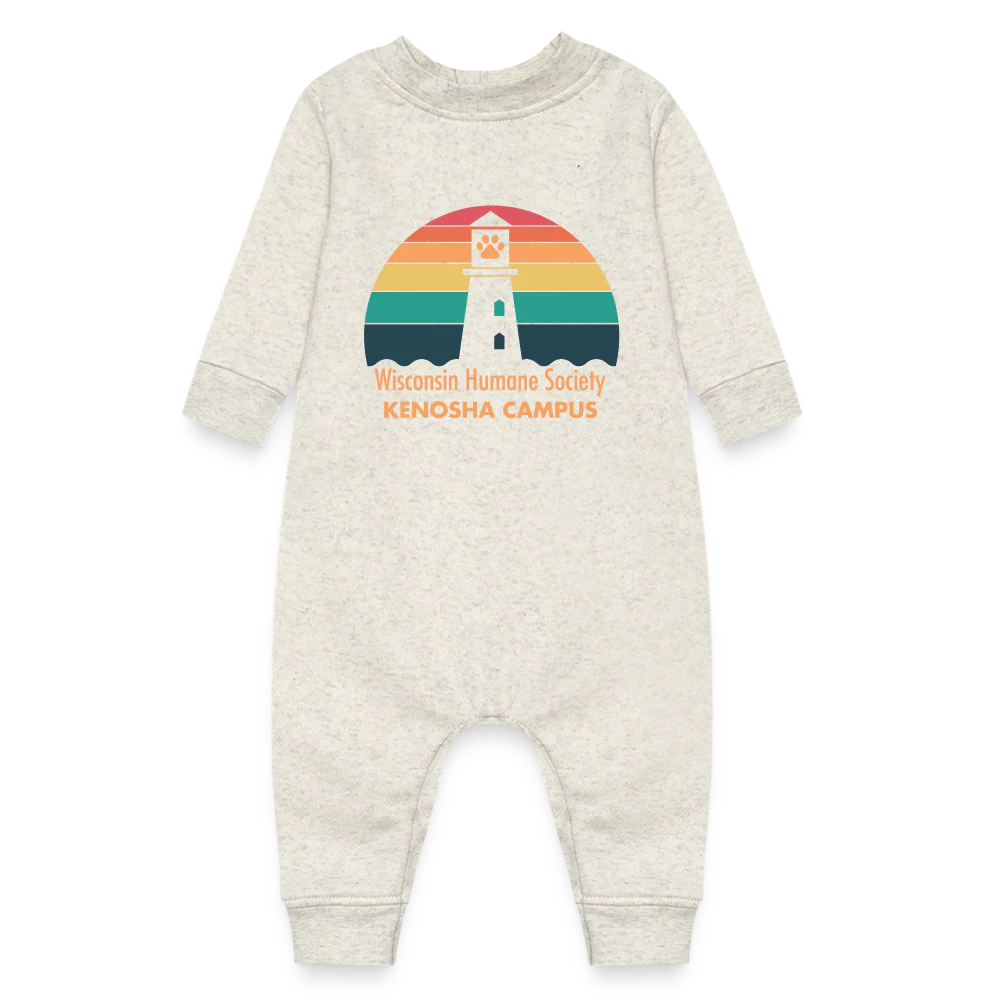 WHS Kenosha Logo Baby Fleece One Piece - Image 3