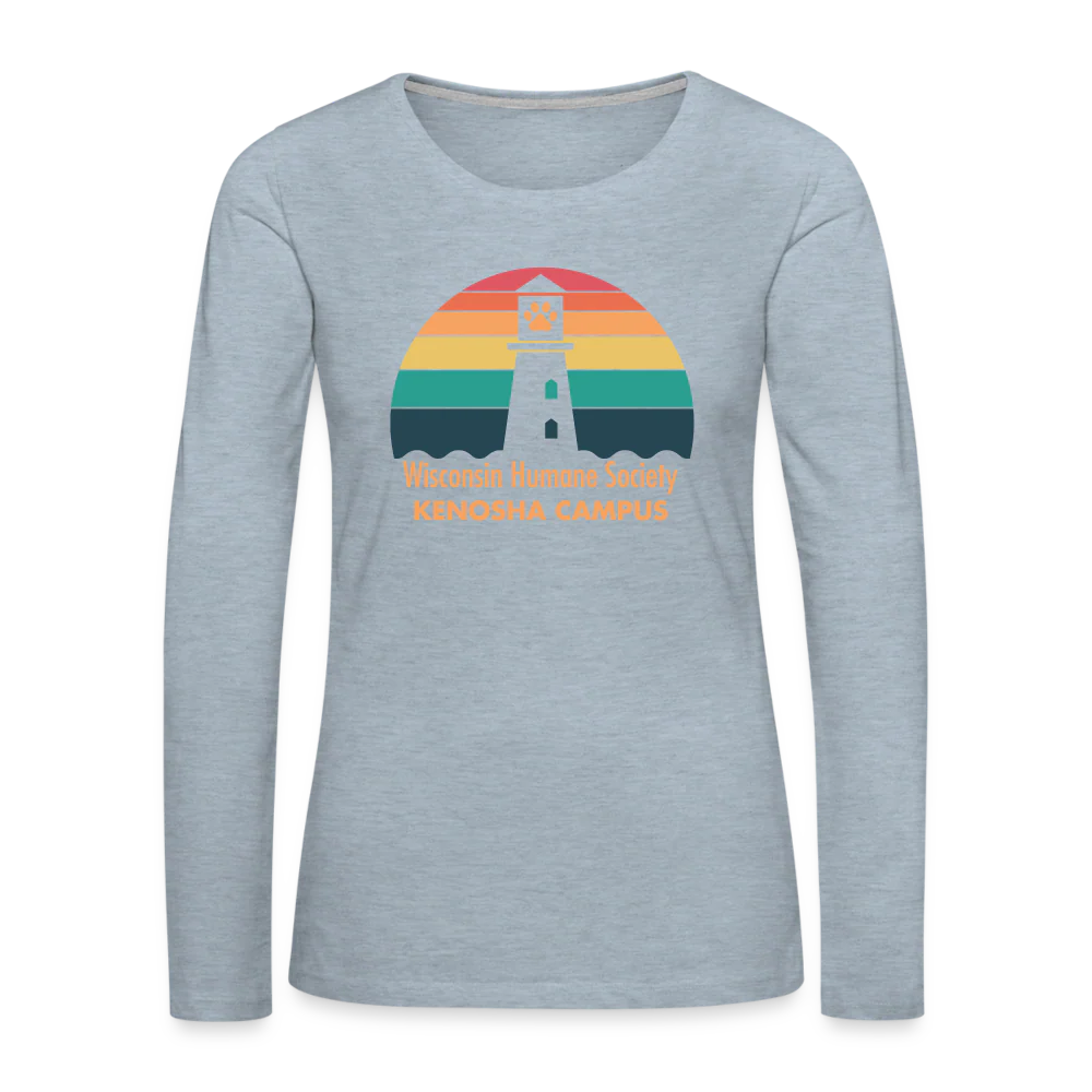 WHS Kenosha Logo Contoured Premium Long Sleeve T-Shirt - Image 4