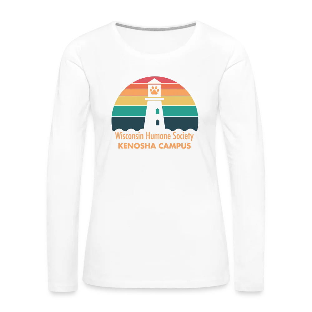 WHS Kenosha Logo Contoured Premium Long Sleeve T-Shirt - Image 6