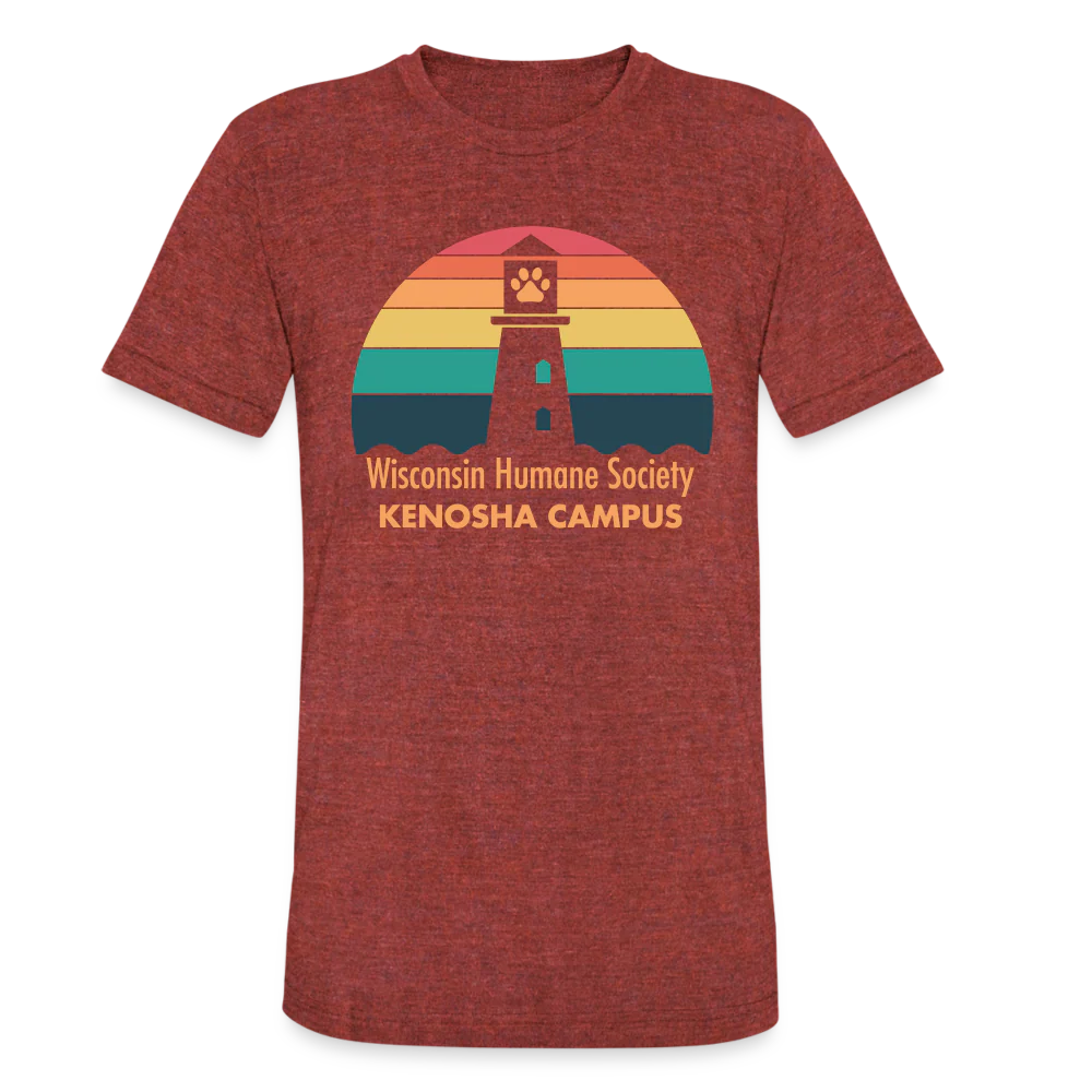 WHS Kenosha Logo Tri-Blend T-Shirt - Image 3