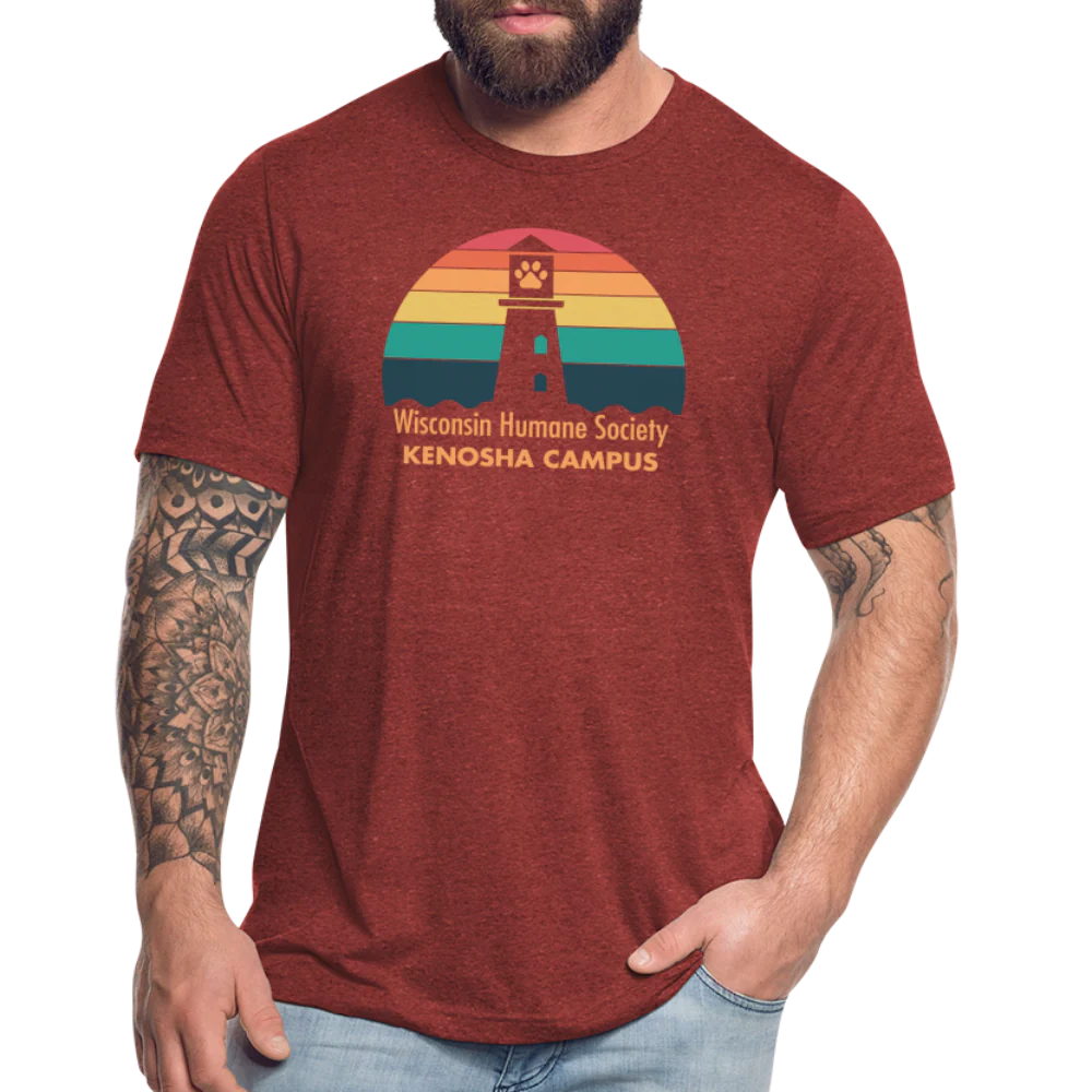 WHS Kenosha Logo Tri-Blend T-Shirt - Image 4