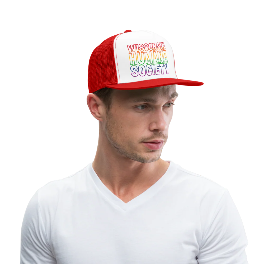 WHS Pride Rainbow Trucker Cap - Image 3